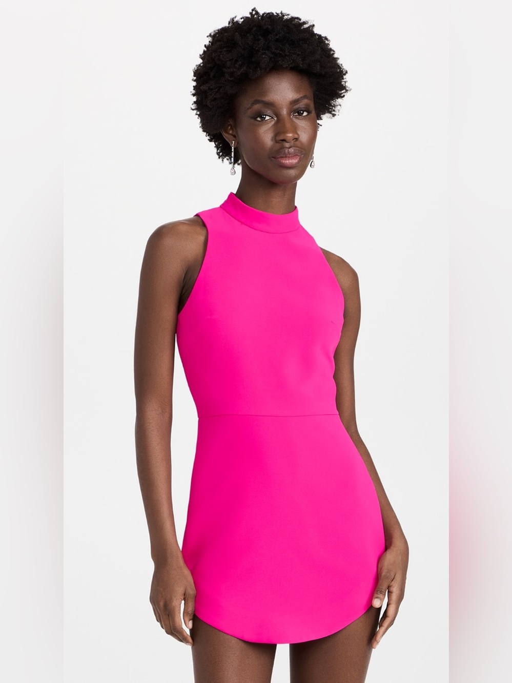 Amanda Uprichard Marshall Mini Dress in Dark Hot Pink size small